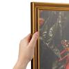 ArtToFrames 5x37 Inch Gold Picture Frame, This 1.25 Inch Custom Poster Frame is Gold Step - Comes with Economy Acrylic and Corrugated Backing (2WOMD1202-5x37) view 1