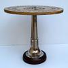 Designer Anchor Nautical Style Rounder Wooden 24" Coffee Table with Solid Brass Wood Base Home & Office, Hotel & Restaurant Decorative Furniture view 2