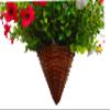 19.7" Silk Hanging Flower Lifelike Cone Basket Artificial Flowers Daisy (Pink and White) view 4