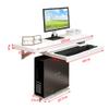 WZHONG Wall Floating Computer Desk Table Study Writing Desk Portable Laptop Desk with Main Frame and Adjustable Keyboard Tray (Size : 80cm) view 3