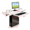 WZHONG Wall Floating Computer Desk Table Study Writing Desk Portable Laptop Desk with Main Frame and Adjustable Keyboard Tray (Size : 80cm) view 4