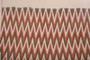 Exotic India Ikat Handloom Bedspread from Pochampally with Zigzag Weave in Multicolor Thread - Pure Cotton with P - Color Golden Straw Color view 2
