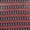 Exotic India Ikat Handloom Bedspread from Pochampally with Pattern Weave in Multicolor Thread - Pure Cotton with - Color Storm Gray Color view 2