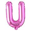 40 inch Rose Red Letter Balloon birthday party decorations kids Wedding Balloons banner Alphabet Air Anniversary Baby shower Decoration (40 INCH Rose Red U) view 1