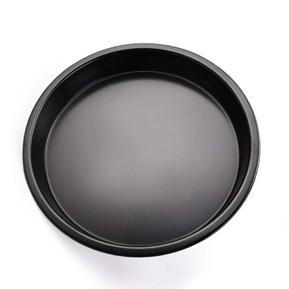 Xinyouluu 7/9 Inch Pizza Tray, Home/Restaurant/Cake Shop Premium Aluminum Cupcake/Cookie Baking Tray,Thick Non-Stick Crimping Edge Pizza Baking Dish,7 inches