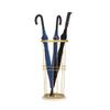 BBGS Metal Umbrella Stand, with Black/White Marble Base, Space Saving Umbrella Holder for Entryway Organiser/Front Door, Gold Bracket (Color : White) view 1