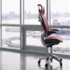 Humanscale Freedom Office Chair with Headrest - Ergonomic Work Chair with Advanced Highly Adjustable Duron Arms - Wheels for Hard Flooring - Graphite Frame Ash Fourtis Fabric view 2