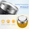 Bear Yogurt Maker, Greek Yogurt Maker Machine with Strainer and Timer Control, Stainless Steel Inner Pot, Automatic Digital with 2 Glass Jars 1 Quart for Home Organic Yogurt, Cheese, Fruit Wine view 2