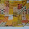 Blanket Bedding Bedspread Bed Kantha Vintage Handmade Silk Patchwork Indian Art Cover India Sari Bohemian Spreads Washed Patola Spread Quilt view 2