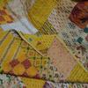 Blanket Bedding Bedspread Bed Kantha Vintage Handmade Silk Patchwork Indian Art Cover India Sari Bohemian Spreads Washed Patola Spread Quilt view 4