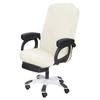 SARAFLORA Office Chair Covers- Medium, Ivory- Removable Computer Chair Covers for Office Chair with Zipper for Universal Rotating Chair Desk Chair Cover Chair Seat Washable Protector for Pets view 1