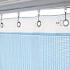 Macochico Blue Medical Curtain - Privacy Hospital Cubicle Nickel Grommet Curtain for Clinic SPA Lab Room Divider, 5ft Wide x 8ft Tall (1 Panel) view 2