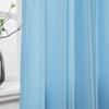 Macochico Blue Medical Curtain - Privacy Hospital Cubicle Nickel Grommet Curtain for Clinic SPA Lab Room Divider, 5ft Wide x 8ft Tall (1 Panel) view 4