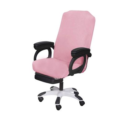 SARAFLORA Office Chair Covers- Medium, Pink- Removable Computer Chair Cover for Office Chair with Zipper for Universal RotatingChair Desk Chairs Cover Seat Washable Protector for Pets