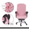 SARAFLORA Office Chair Covers- Medium, Pink- Removable Computer Chair Cover for Office Chair with Zipper for Universal RotatingChair Desk Chairs Cover Seat Washable Protector for Pets view 4