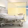 Macochico Beige Orange Medical Curtains Privacy Hospital Cubicle Nickel Grommet Hospital Curtain for Hospital Medical Clinic SPA Lab Curtain Room Divider,5ft Wide x 8ft Tall(1 Panel) view 1