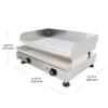 ALDKitchen Flat Top Griddle | Teppanyaki Grill | Single, Dual or Triple Thermostat | Commercial Use | 110V | No Plug (Medium) view 2