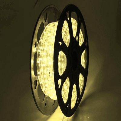AW LED Rope Light for Outdoor Home Holiday Valentines Party Restaurant Living Room 50ft (Warm White)