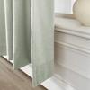 Frelement 52 inches Wide 84 inches Long Linen Cotton Pinch Pleat Curtains Noise Reduction Drapes for Meeting Room, Sliding Door, Silver Birch, 1 Panel view 3