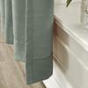 Frelement 52 inches Wide 84 inches Long Linen Cotton Pinch Pleat Curtains Noise Reduction Drapes for Meeting Room, Sliding Door, Slate Gray, 1 Panel view 3