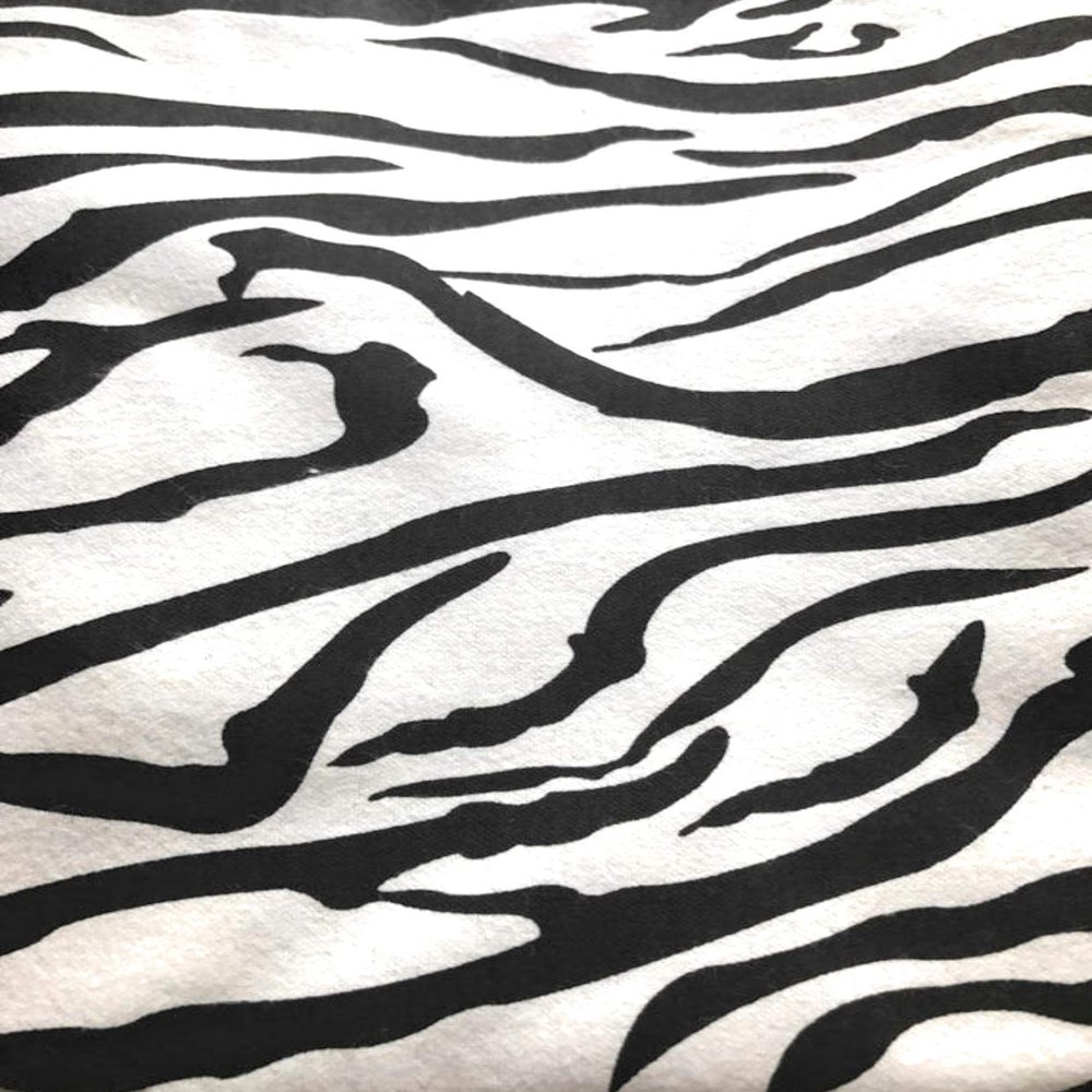 Aunt Sandy's Sewing Twin Size Weighted Blanket with Zebra Print on Flannel for Adult with 12 lbs, Washable