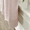 Frelement 52 inches Wide 84 inches Long Linen Cotton Pinch Pleat Curtains Noise Reduction Drapes for Meeting Room, Sliding Door, Pink, 1 Panel view 3