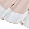 Frelement 52 inches Wide 84 inches Long Linen Cotton Pinch Pleat Curtains Noise Reduction Drapes for Meeting Room, Sliding Door, Pink, 1 Panel view 4
