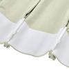Frelement 52 inches Wide 84 inches Long Linen Cotton Pinch Pleat Curtains Noise Reduction Drapes for Meeting Room, Sliding Door, Bone White, 1 Panel view 4