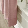 Frelement 52 inches Wide 84 inches Long Linen Cotton Pinch Pleat Curtains Noise Reduction Drapes for Meeting Room, Sliding Door, Coral, 1 Panel view 3