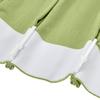 Frelement 52 inches Wide 84 inches Long Linen Cotton Pinch Pleat Curtains Noise Reduction Drapes for Meeting Room, Sliding Door, Green Banana, 1 Panel view 4