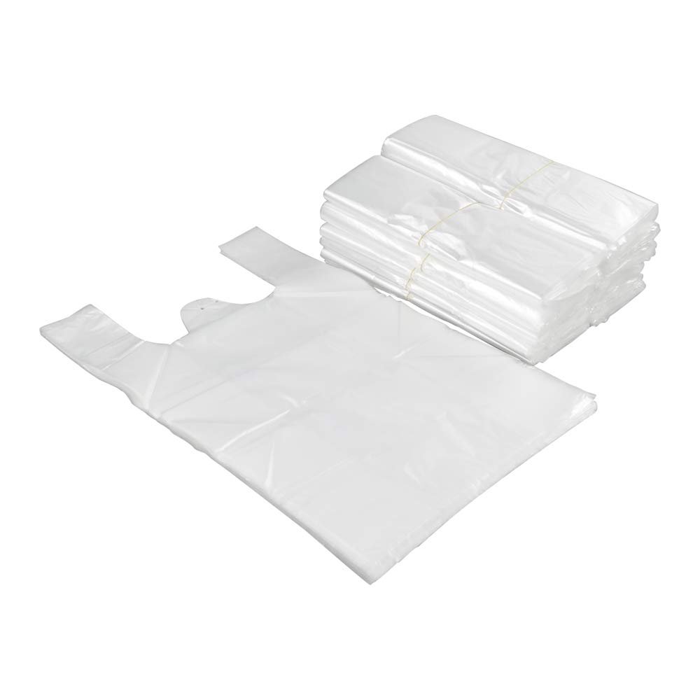 Begale 480 Count Plastic T-Shirt Shopping Bags, Reusable Carryout Bags