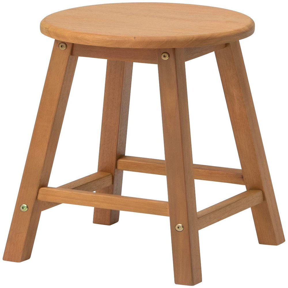 Takasho MWF-26C Marywood Stool, Natural Wood, Eucalyptus MWF, Flower Stand, Garden Chair, Garden Table, Highly Durable