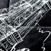 3 Piece Modern & Contemporary Fleece Sherpa Comforter Set King Size Allover Eiffel Tower Motifs Print Black White Hues Diamond Quilted Fluffy Comfy Soft Luxury All Seasons Down Alternative Comforter view 4