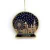 - London Skyline - Zardozi Embroidery - Christmas Ornament view 1