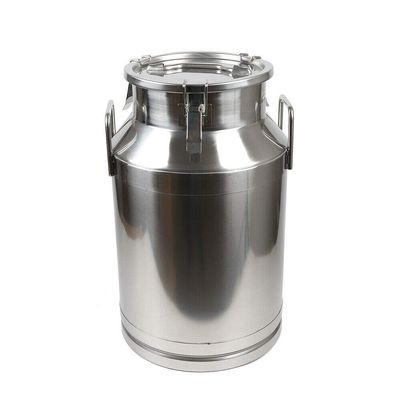 40 Liter 10.56 Gallon Stainless Steel Milk Can Wine Milk Bucket Wine Pail Bucket Milk Can Tote Jug with Sealed Lid Heavy Duty
