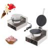 Electric Ice Cream Cone Waffle Maker Machine 1200W Stainless Steel Nonstick Surface for Commercial Home Use (Electric Ice Cream Cone Waffle Maker Machine) view 2