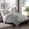 Axia Linen & things Hotel Quality 2 Piece Comforter Set 100% Egyptian Cotton 1 Pcs Comforter 300 GSM 1 Pcs Reversible Duvet Cover 800 Thread Count Pattern Solid (Cal-Queen, Light Grey,Solid) view 1