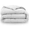 Axia Linen & things Hotel Quality 2 Piece Comforter Set 100% Egyptian Cotton 1 Pcs Comforter 300 GSM 1 Pcs Reversible Duvet Cover 800 Thread Count Pattern Solid (Expanded Queen, White,Solid) view 2
