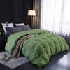 Moss Down Alternative Pinch Comforter- Full Size 82 x 86 Inches 1 Piece All-Season Duvet Insert, 650-GSM with Corner Tabs 100% Egyptian Cotton- Hypoallergenic- (Moss Solid) view 3