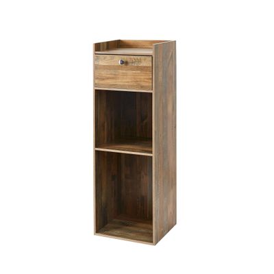 DormCo Yak About It Extra Tall Bookcase Table - Rustic