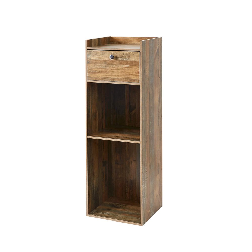 DormCo Yak About It Extra Tall Bookcase Table - Rustic