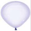 Tuff Tex 11" Betallatex Crystal Pastel Latex Balloons, Clear Lilac Purple view 1