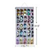 AROUY Sunglasses Organizer Storage, Hanging Wall Pocket Glasses Organizer - 25 Felt Slots Sunglass Organizer Holder Eyeglass Display with Sturdy Rope (Gray, Large) view 3