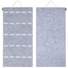 AROUY Sunglasses Organizer Storage, Hanging Wall Pocket Glasses Organizer - 25 Felt Slots Sunglass Organizer Holder Eyeglass Display with Sturdy Rope (Gray, Large) view 4