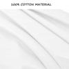 Shreem Linen Recreational Vehicles, Campers Sheets 100% Cotton RV Size Sheet Set 400 TC Sheet Sets Easy Fit 10 Inch Deep Pocket Bedding Sheets | RV King (72" W X 75" L), Navy Blue Stripe view 3