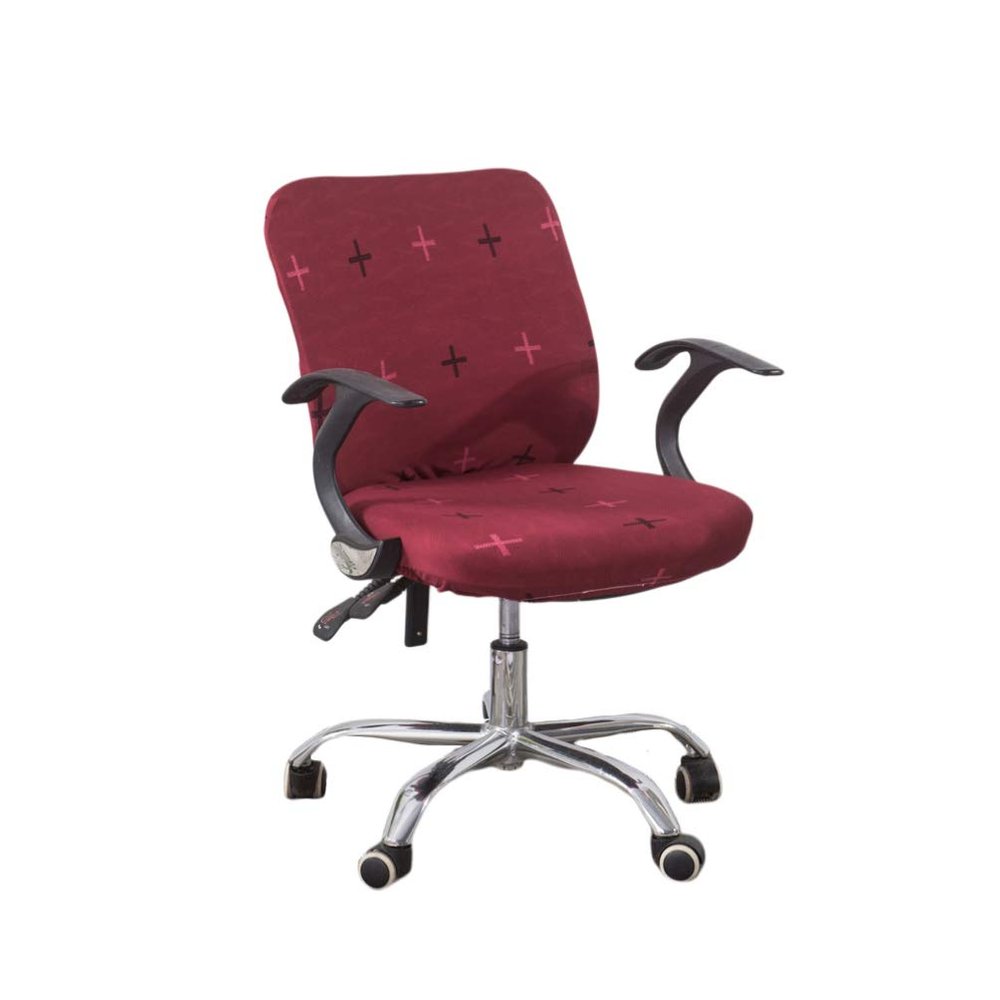 BESPORTBLE Office Chair Seat Covers Stretchable Split Design Chair Slipcover for Computer Desk Home and Office Use