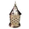 Bharat Haat Brass Akhand Jyoti Diya with Cover Divi Oil Lamp for Temple Oil Lamp Spiritual Oil Wick Lamp Small Deepak for Pooja Diwali Navratri Puja for Handicraft Art (6.3 inch,Yellow) BH07090 view 1