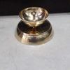 Bharat Haat Brass Akhand Jyoti Diya with Cover Divi Oil Lamp for Temple Oil Lamp Spiritual Oil Wick Lamp Small Deepak for Pooja Diwali Navratri Puja for Handicraft Art (6.3 inch,Yellow) BH07090 view 4