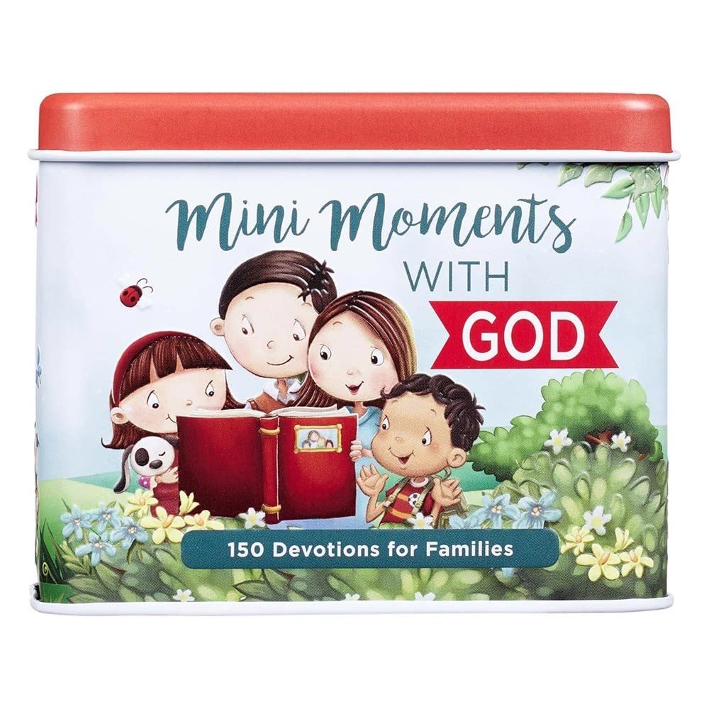Christian Art Gifts Prayer Cards in Tin-Mini Moments with God