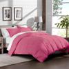 Axia Linen & things Hotel Quality 100% Egyptian Cotton 1 Pcs Comforter 300 GSM & 3 Pcs Duvet Cover 800 Thread Count Pattern Solid (Cal-Queen, Pink,Solid) view 1
